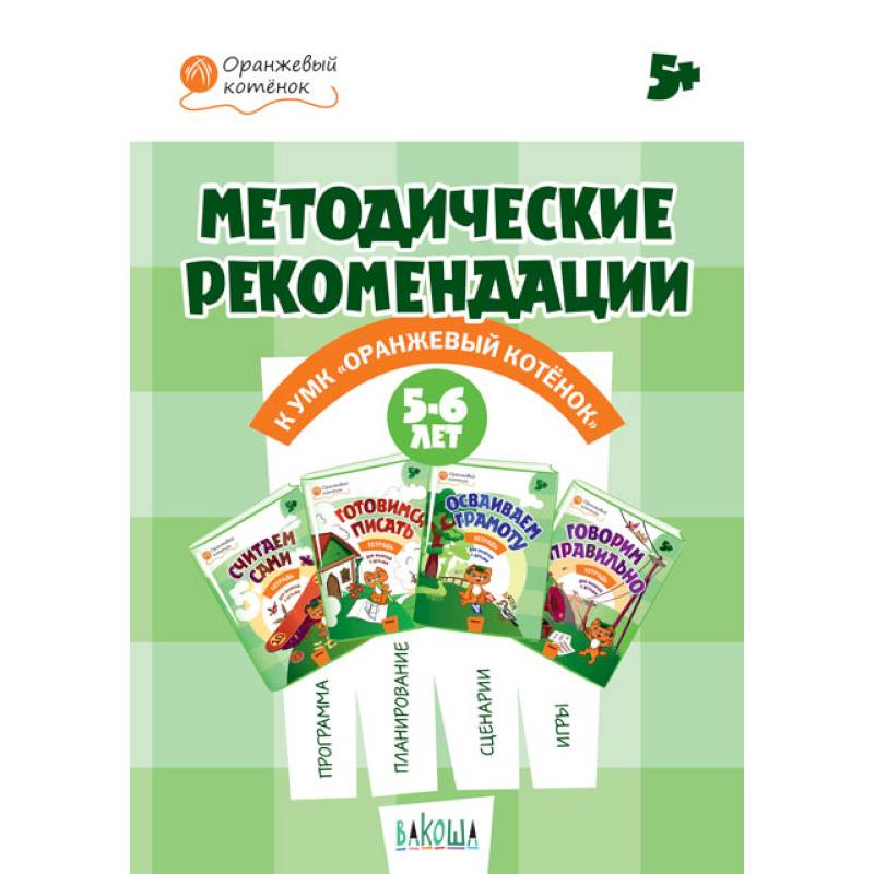 Оранжевый котенок. 5-6 лет. Методические рекомендации