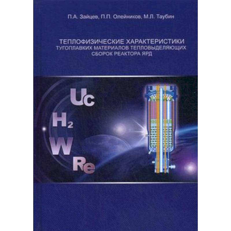 Теплофизические характеристики тугоплавких материалов тепловыделяющих сборок реактора ЯРД