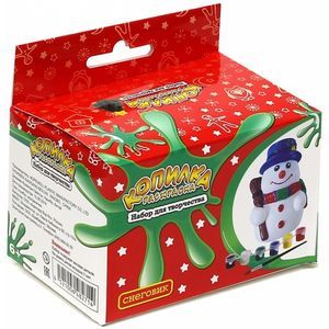 Копилка-раскраска. Снеговик (DIY036)