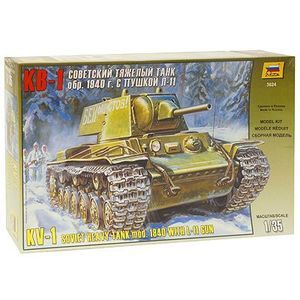 Сборная модель 'Тяжелый советский танк КВ-1 с пушкой Л-11'