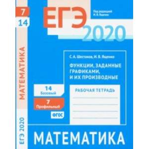ЕГЭ-2020. Математика. Функции, заданные графиками, и их производные. Задачи 7(проф.ур.), 14(баз.ур)