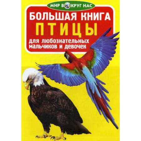 Животный и растительный мир, книга Большая книга. Птицы. Для любознательных мальчиков и девочек купить по скидке