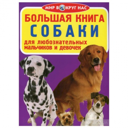 Животный и растительный мир, книга Большая книга. Собаки. Для любознательных мальчиков и девочек купить по скидке