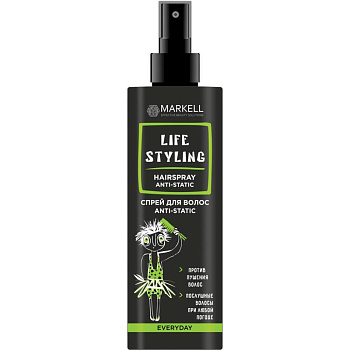 MARKELL Everyday Life Styling Спрей для волос Anti-Static, 195 мл