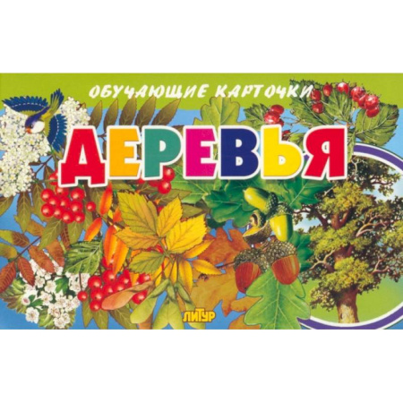 Окружающий мир, книга Карточки. Деревья купить по скидке
