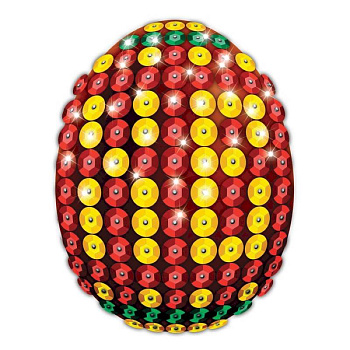 Набор для декорирования пасхального яйца пайетками № 1