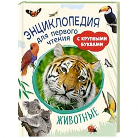 Животный и растительный мир, книга Животные. Энциклопедия для первого чтения с крупными буквами купить по скидке