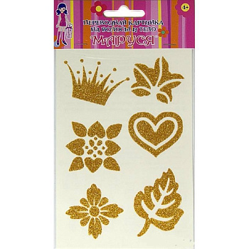 3447 Набор переводных картинок на волосы и тело СТИЛЬНАЯ ШТУЧКА