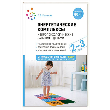 Раннее развитие детей, книга Энергетические комплексы. Нейропсихологические занятия с детьми купить по скидке