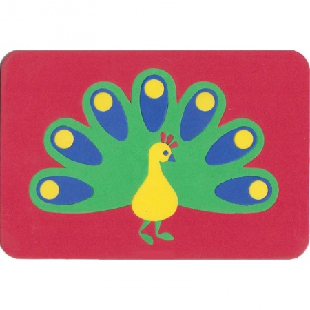 Книжки-мозаики, паззлы, книга Павлин (мягкие пазлы) купить по скидке